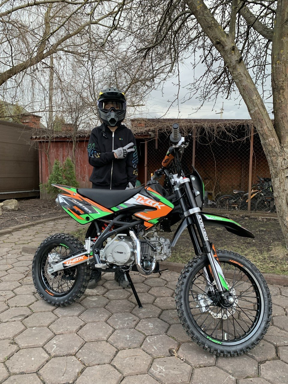 Питбайк TMBK Pitster SP2 150 (17/14) Orange/Green