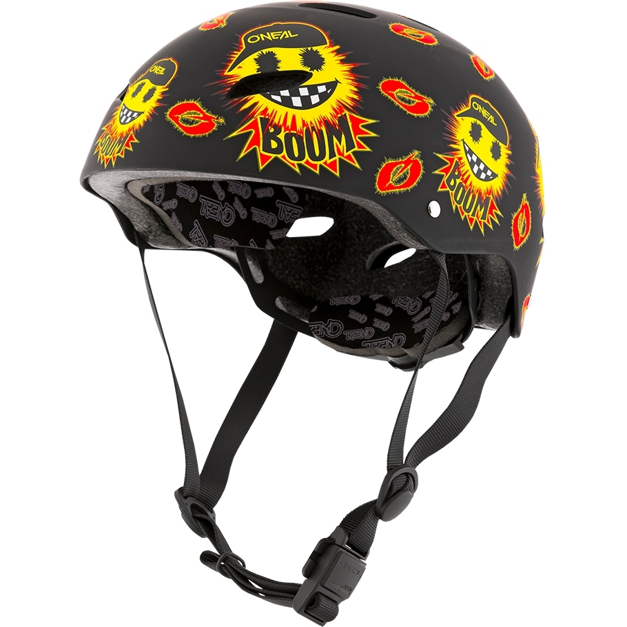 Шлем детский ONEAL DIRT LID YOUTH EMOJI матовый black/yellow 
