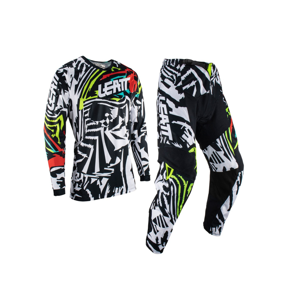 Комплект джерси и мотоштаны Leatt Moto 3.5 Ride Kit Zebra