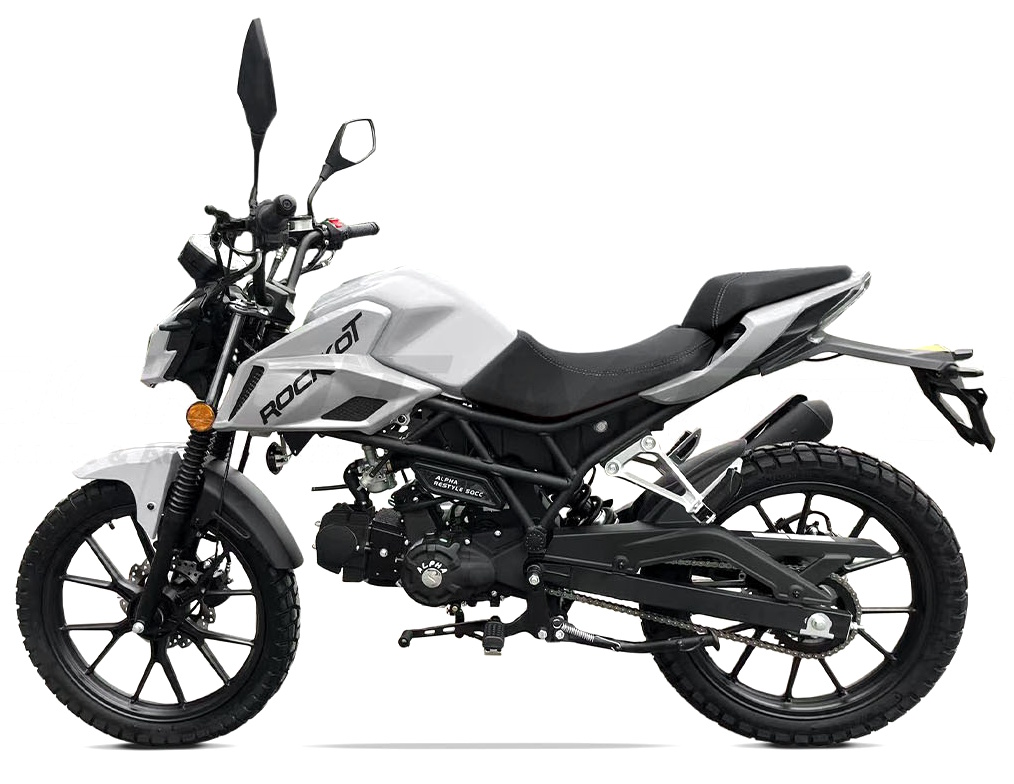 Мопед ROCKOT ALPHA RESTYLE (серый глянцевый)